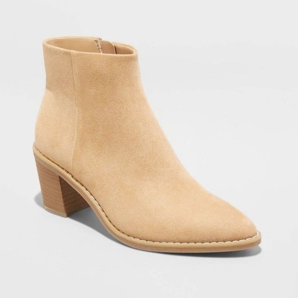 Universal Thread Shoes - Universal Thread Malby Low shaft 2.75" block heeled Boots-7.5